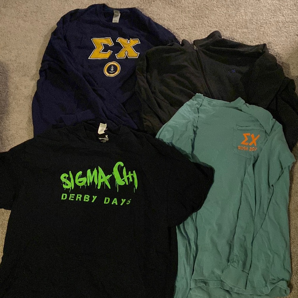 Lot: Sigma Chi gear size XXL
